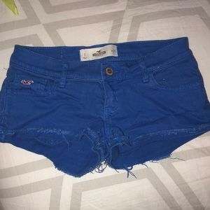 Blue hollister shorts